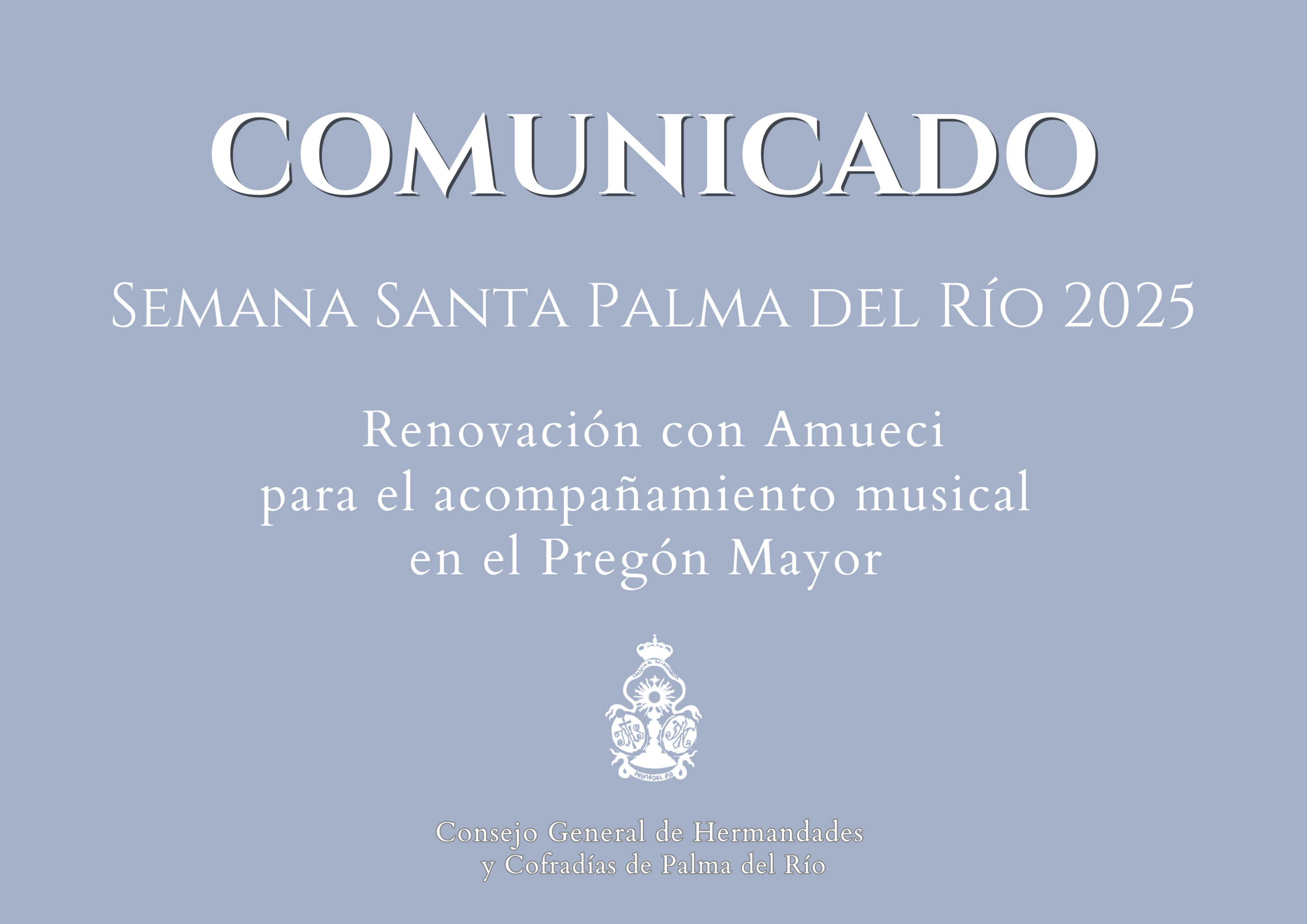 La Banda AMUECI actuará en el Pregón Mayor de la Semana Santa de Palma del Río