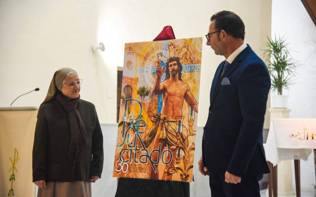 Presentado el cartel y actos del 30.º aniversario de la primera salida procesional de la Hermandad del Resucitado de Palma del Río